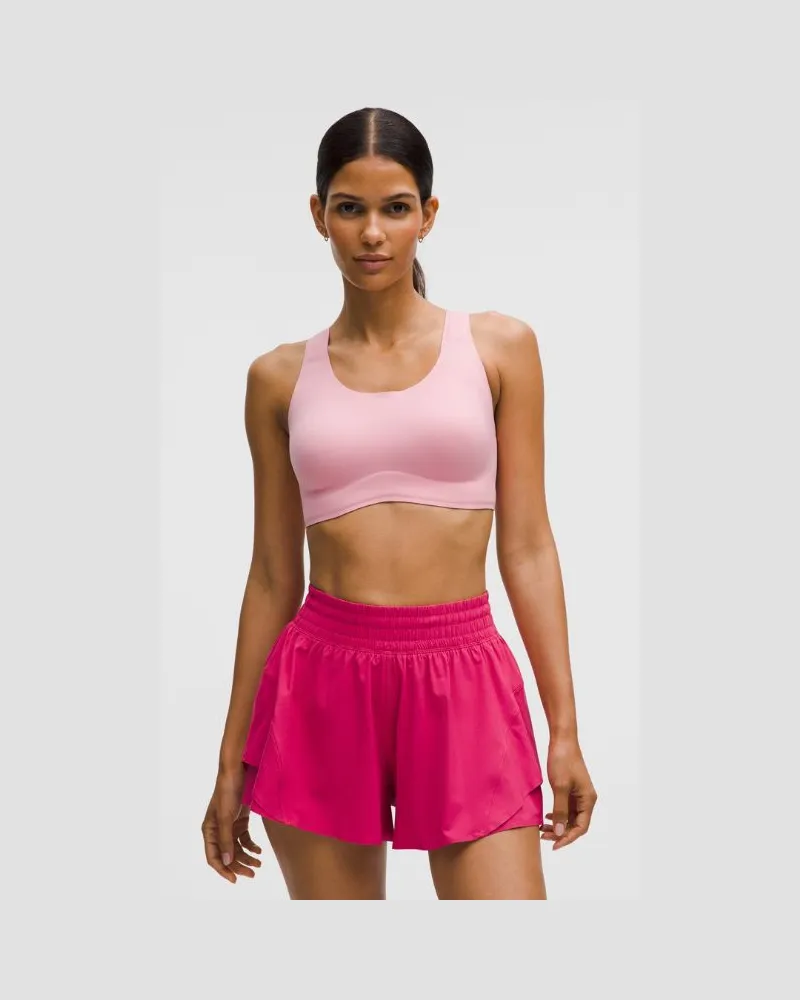 LULULEMON Go Further BH mit Support Code Technologie Starker Halt für C/D-Cups für Frauen – Größe in Pink Tide Pink