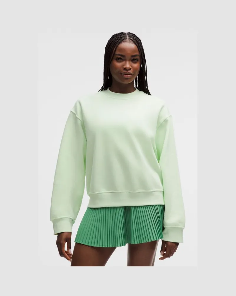 LULULEMON Steady State Rundhalspullover für Frauen – Größe in Matcha Magic Matcha