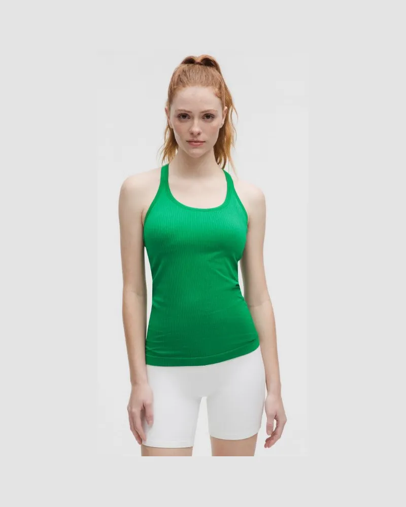 LULULEMON Ebb to Street Tanktop für Frauen – Größe in Raceway Green Raceway