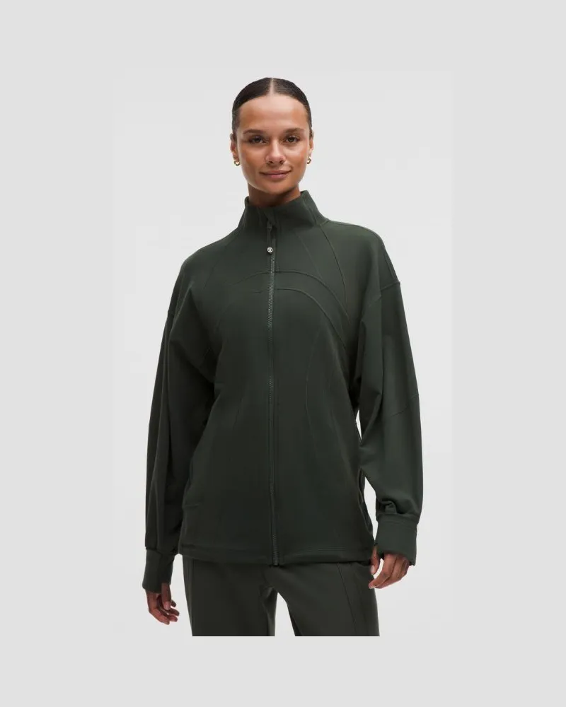 LULULEMON Define Oversized-Jacke Luon für Frauen – Größe in Rainforest Green Rainforest