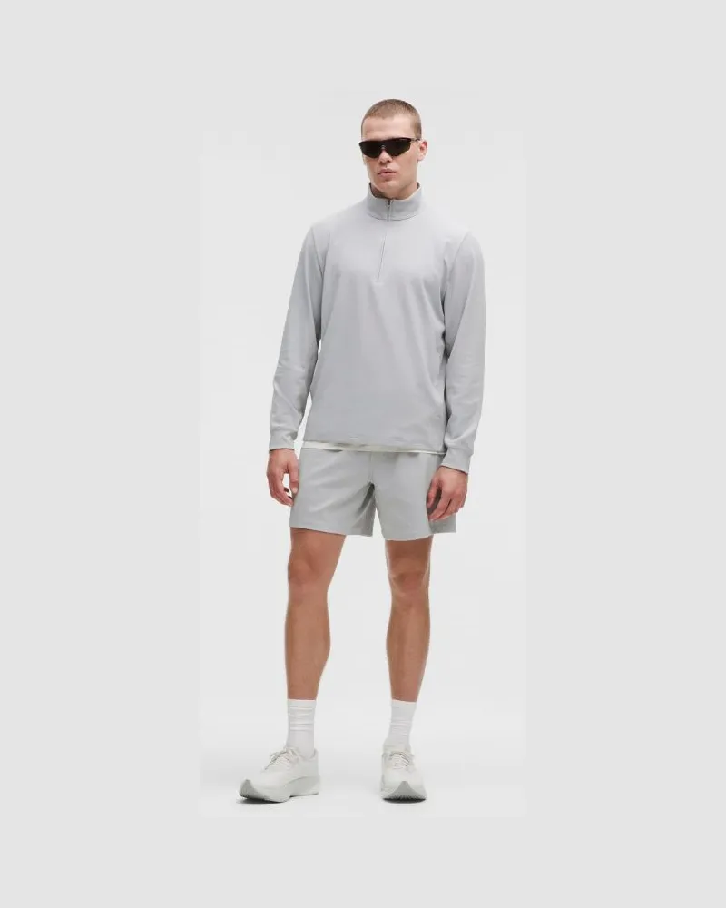 LULULEMON Pace Breaker Reflektierende Strick-Shorts ohne Liner für Männer – 18 cm – Größe in White/Silver Drop White
