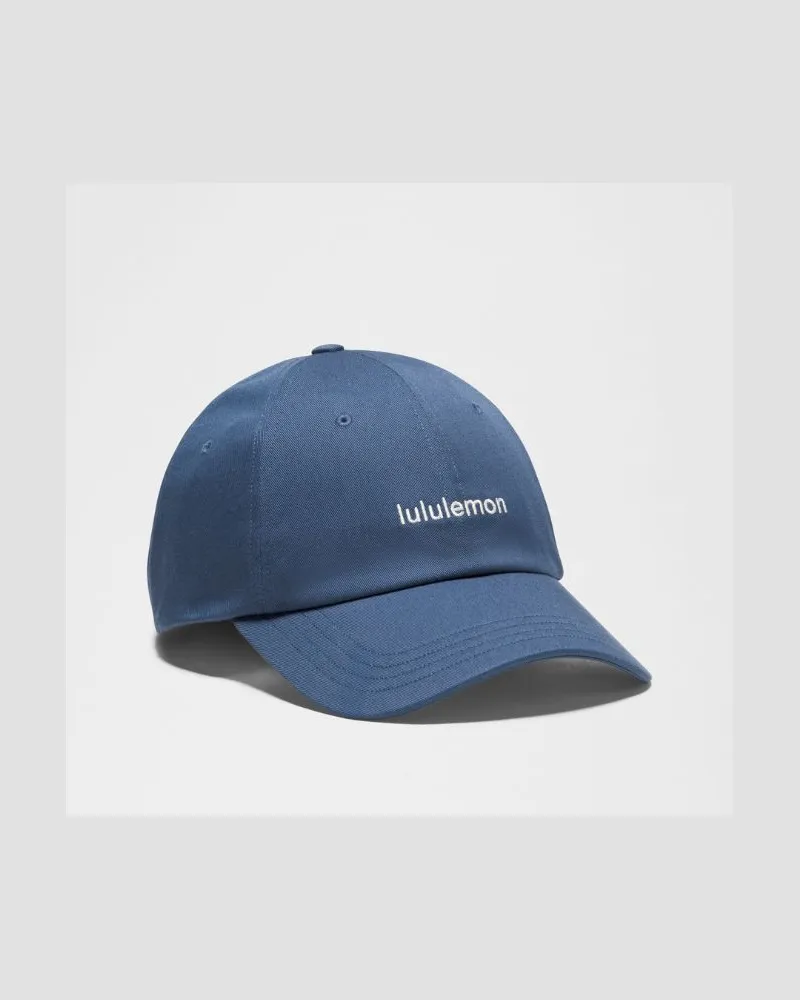 LULULEMON Unisex Baseballkappe im Classic Fit Logo – Größe in Blue Twill/Light Ivory Blue