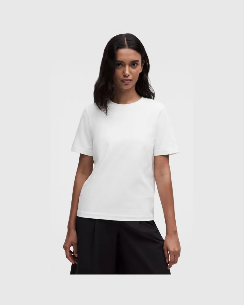 LULULEMON The Classic Jersey Tee für Frauen – Größe in White White