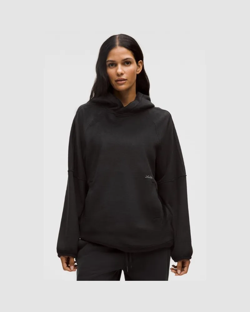 LULULEMON Oversized-Hoodie aus samtig weichem Velours für Frauen – Größe in Black Black