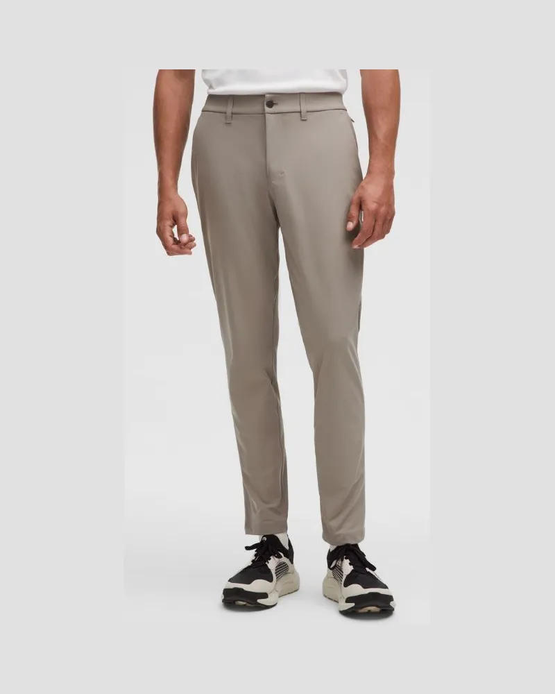 LULULEMON ABC Chinohose im Slim Fit Warpstreme für Männer – 81 cm – Khaki – Größe Warm
