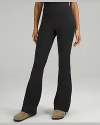 LULULEMON Groove Hose mit superhohem Bund und ausgestelltem Bein aus Nulu Black