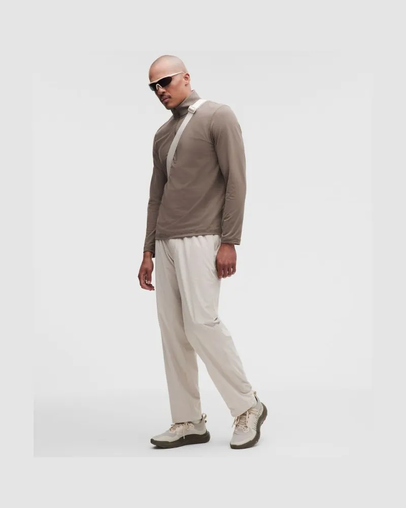 LULULEMON Zero Tucks -Hose im Relaxed Fit Normale Länge für Männer – Khaki – Größe Downtown