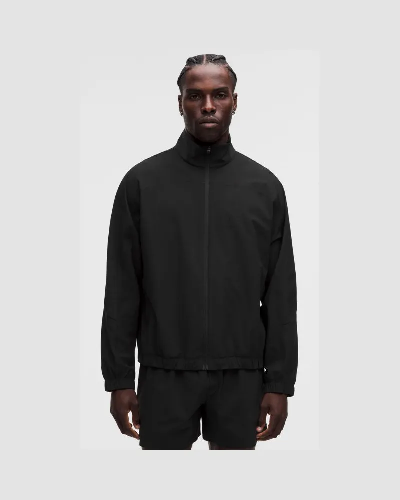 LULULEMON Warm-up-Jacke zum Gewichtheben für Männer – Größe in Schwarz Schwarz