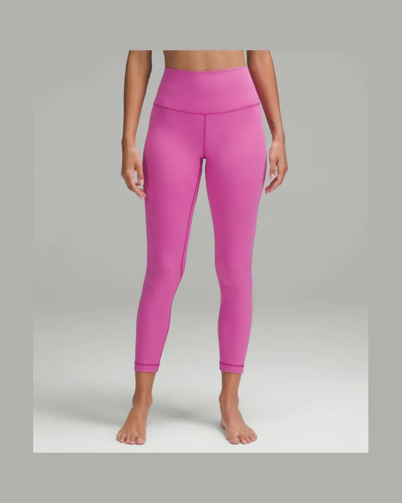 LULULEMON Align Hose mit hohem Bund für Frauen – 63,5 cm – Größe in Pow Pink Tone Pow