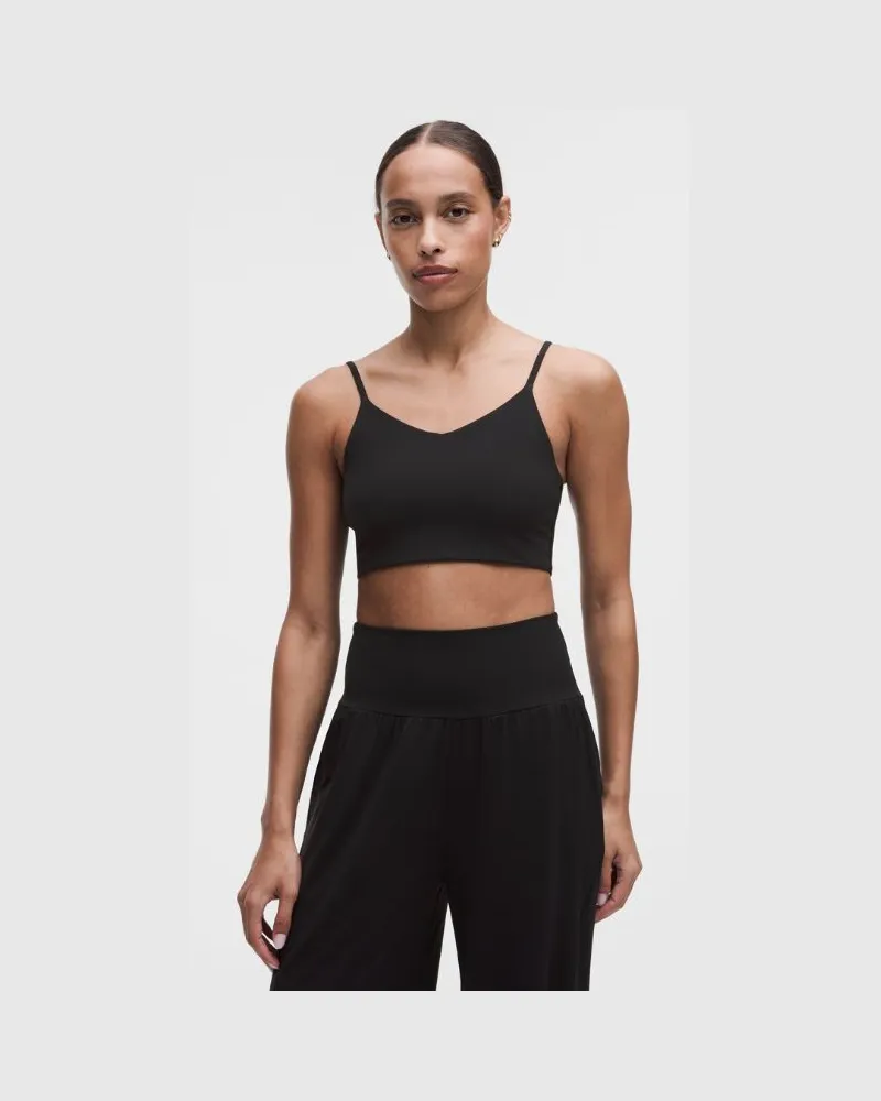 LULULEMON Bend This BH mit Spaghetti-Trägern Leichter Halt für A–C-Cups für Frauen – Größe in Black Black