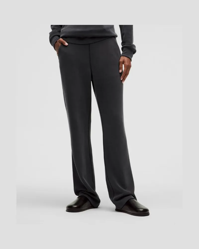 LULULEMON Softstreme Hose mit geradem Bein und hohem Bund Normale Länge für Frauen – Größe in Black Black