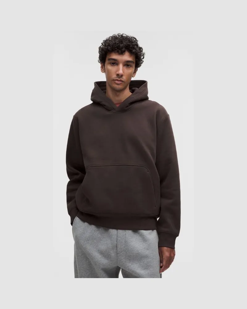 LULULEMON Steady State-Hoodie aus SuperLoft für Männer – Größe in Mahogany Muse Mahogany