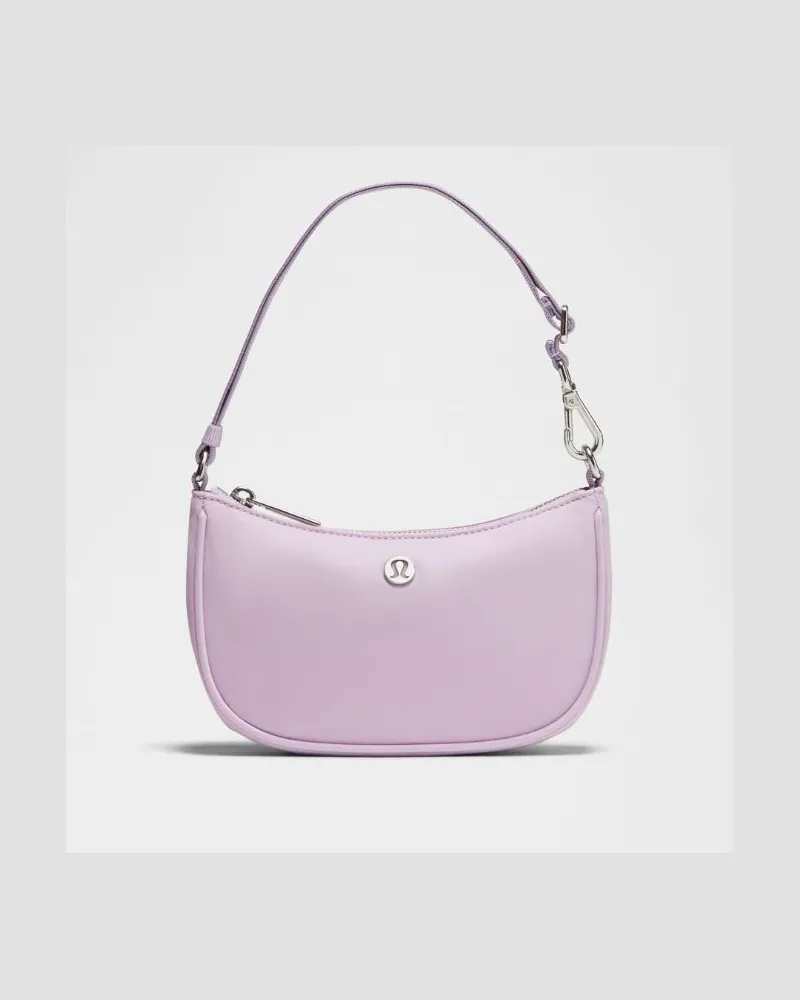 LULULEMON City Essentials Minischultertasche Größe in Lilac Play/Silver Lilac