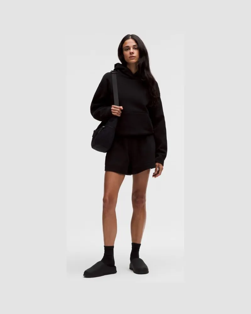LULULEMON Steady State SuperLoft-Shorts für Frauen – 9 cm – Größe in Schwarz Schwarz