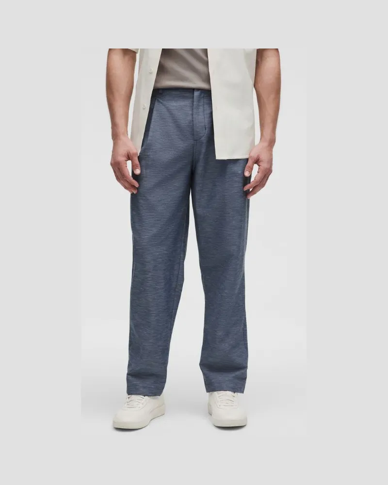 LULULEMON Bundfaltenhose aus LuluLinen Normale Länge für Männer – Größe in Club Blue Club