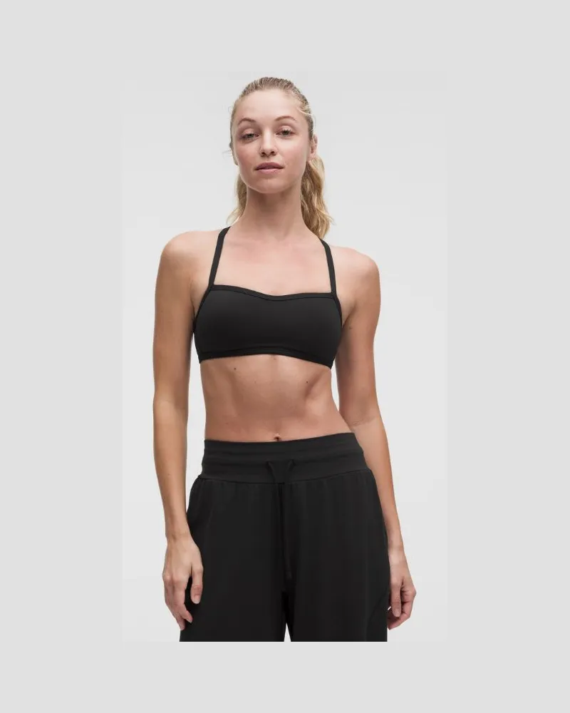 LULULEMON Like a Cloud-BH für B/C-Cups Kontrastbesatz für Frauen – Größe in Black Black