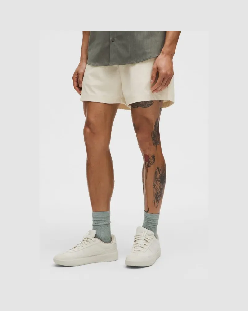 LULULEMON ABC Pull-on-Shorts aus für Männer – 13 cm – Größe in Light Ivory Light