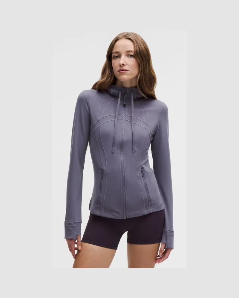 LULULEMON Define Jacke mit Kapuze Nulu für Frauen – Größe in Grape Mist Grape