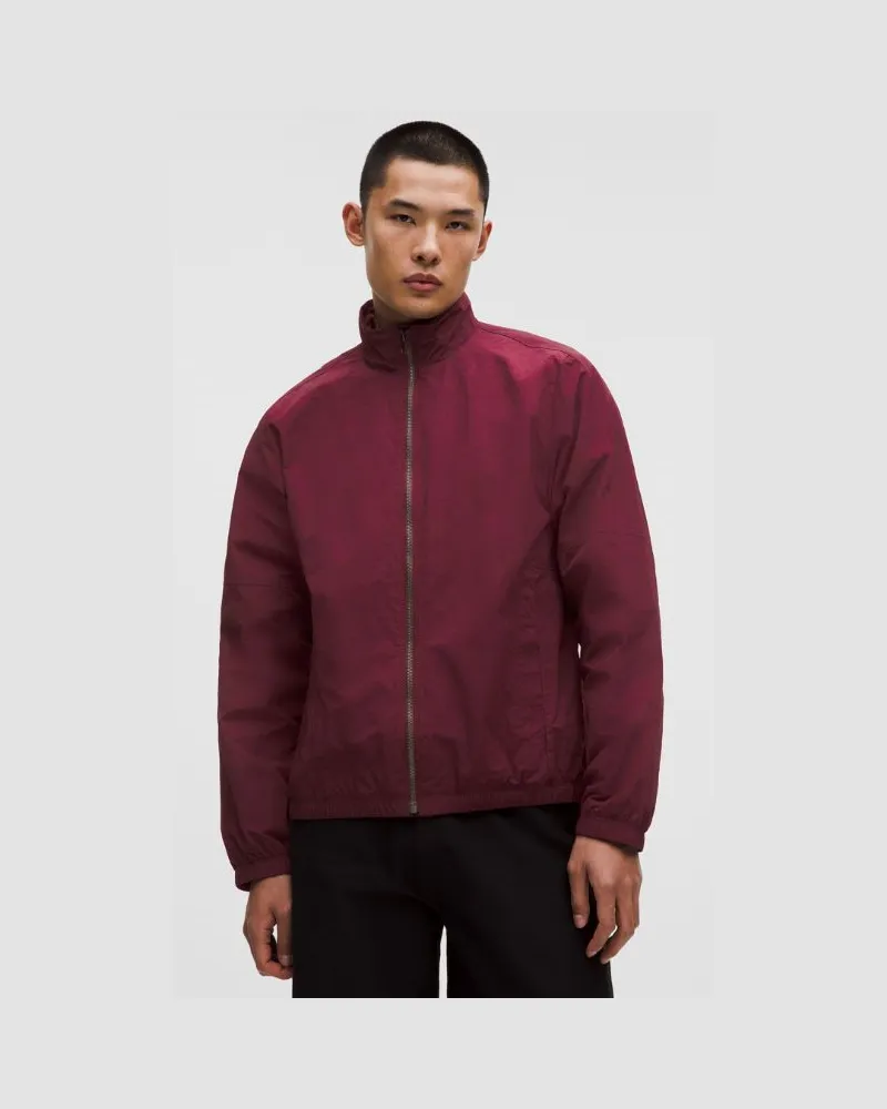 LULULEMON Nylon Windbreaker für Männer – Größe in Burgundy Bay Burgundy