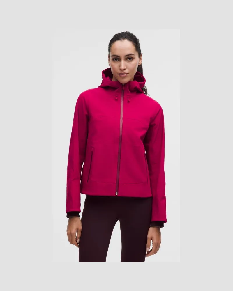 LULULEMON Cross Chill City-to-Trail-Jacke für Frauen – Größe in Berry Rumble Berry