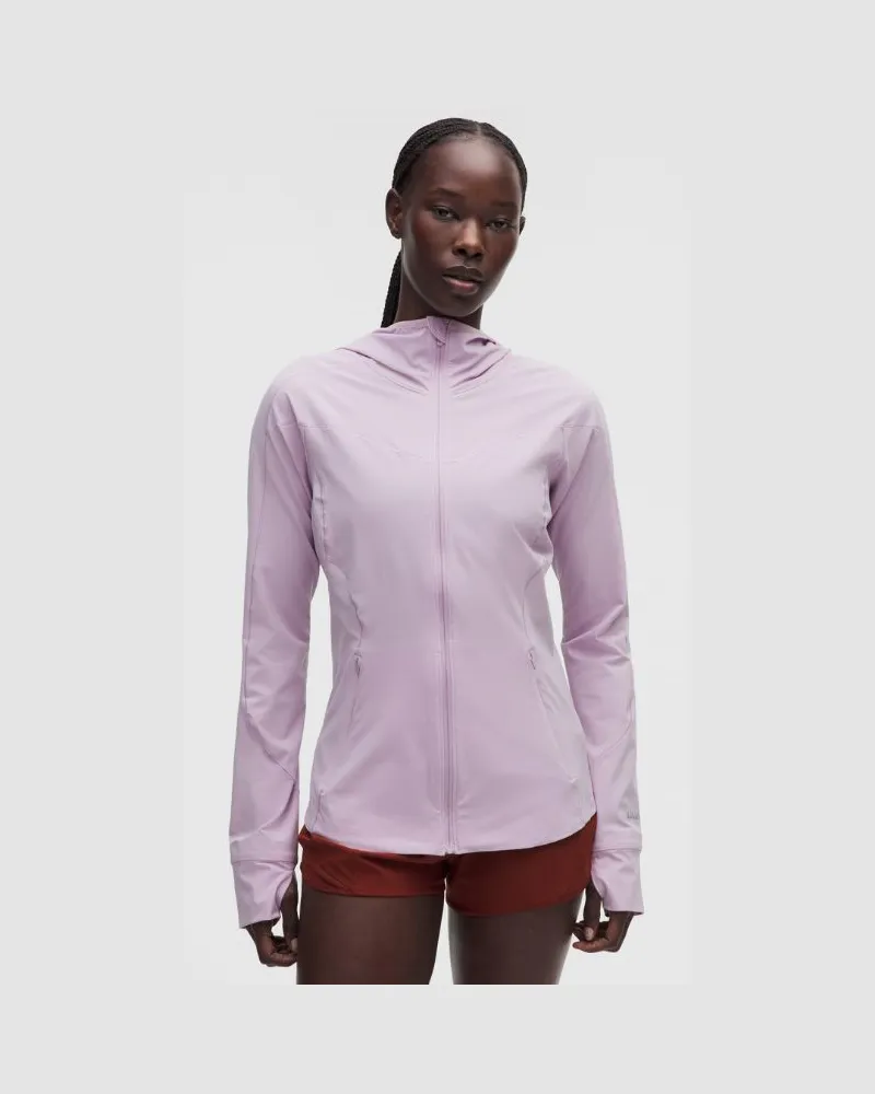 LULULEMON Mist Over Windbreaker für Frauen – Größe in Lilac Play Lilac