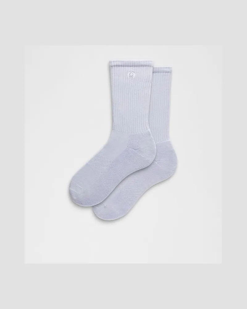 LULULEMON Daily Essential Crew-Socken Unisex – Größe in Serene Blue Serene
