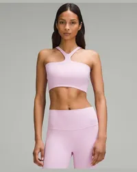 LULULEMON Bend This BH mit V-Ausschnitt und Racerback Leichter Halt A–C-Cups Vitapink