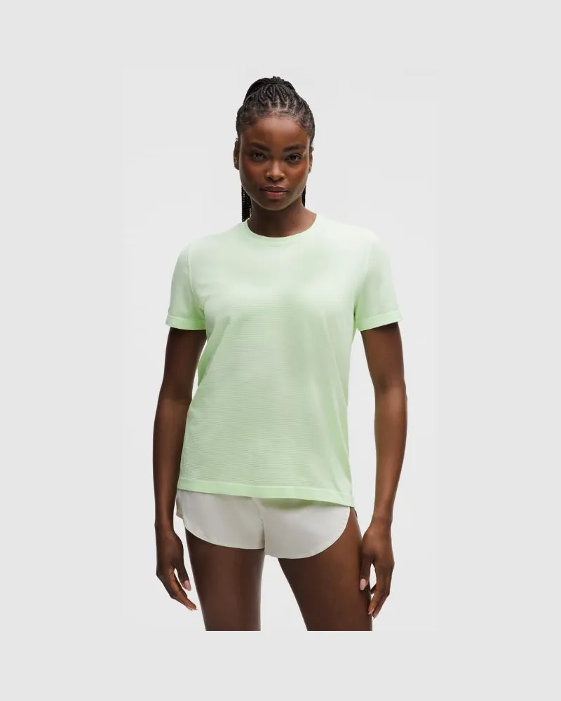 LULULEMON Swiftly Relaxed Kurzarmshirt e Passform für Frauen – Größe in Matcha Magic Matcha
