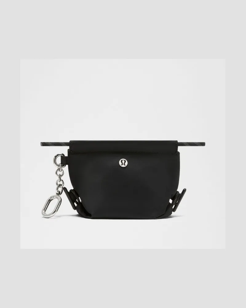 LULULEMON Wandelbarer Nano-Beutel mit D-Ring in Schwarz Schwarz