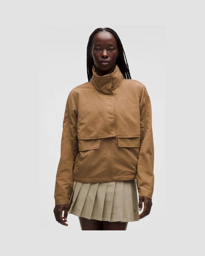 LULULEMON Always Effortless Jacke für Frauen – Khaki – Größe Camel