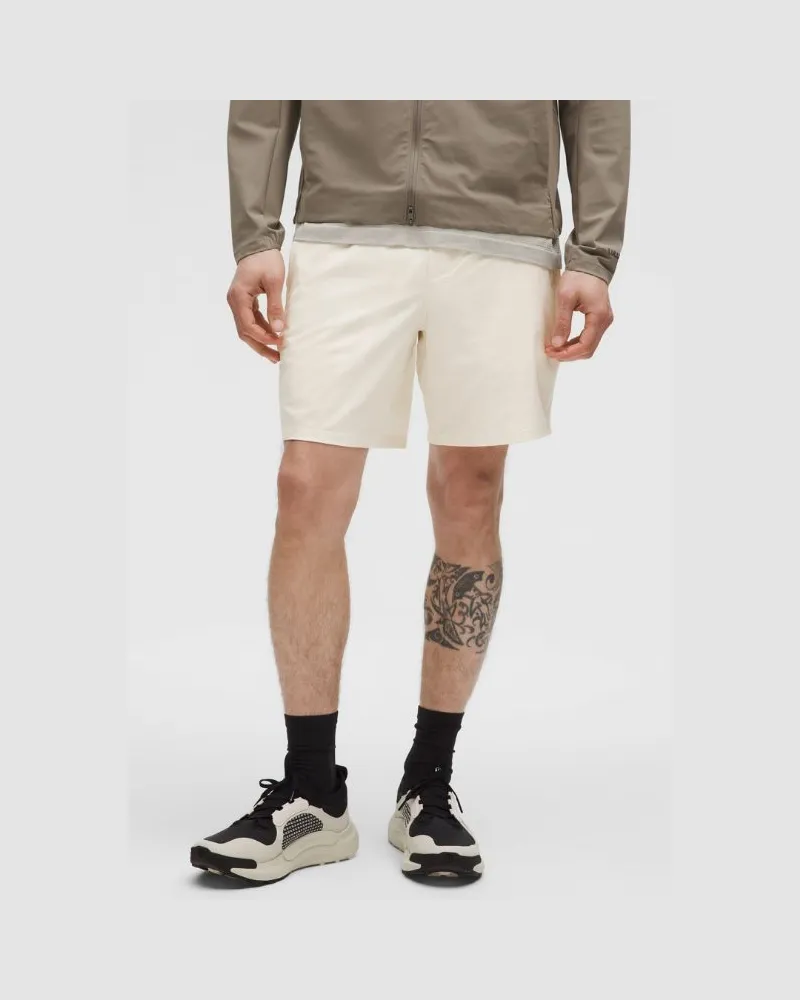 LULULEMON Pace Breaker Shorts mit Liner für Männer – 18 cm – Größe in Light Ivory Light