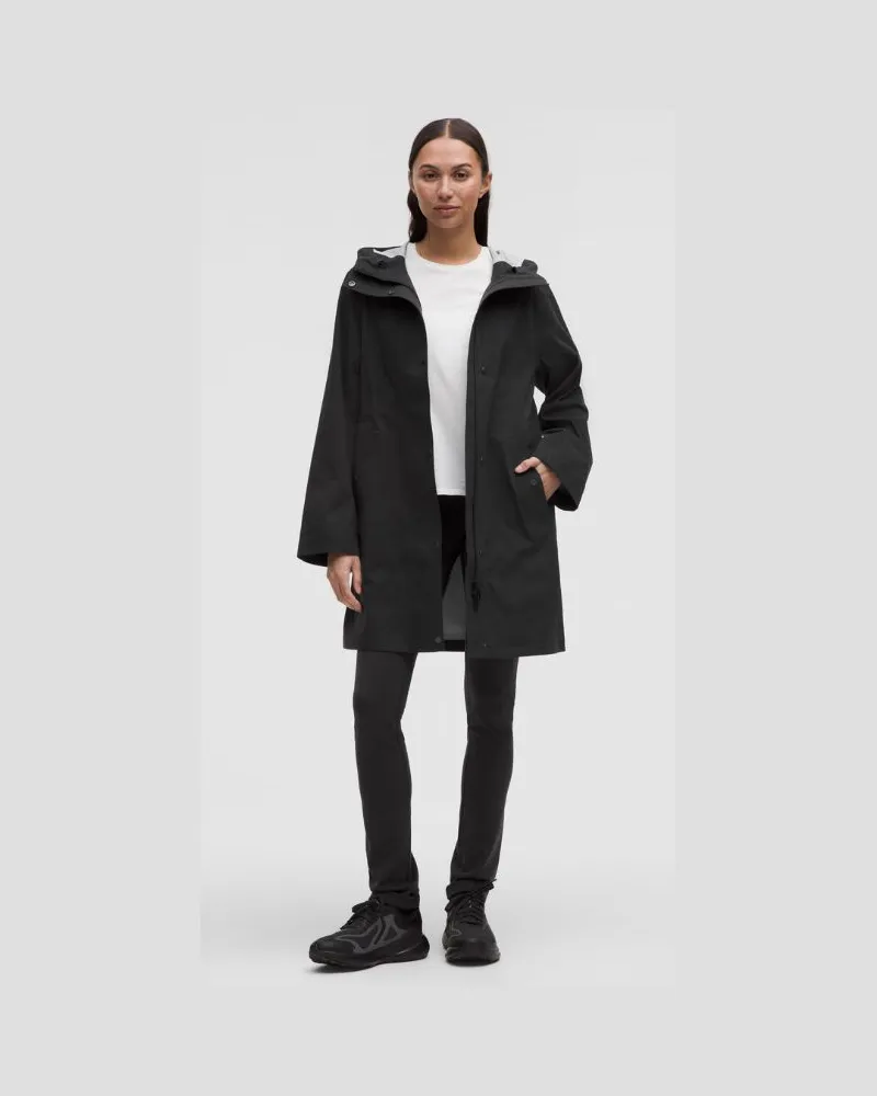 LULULEMON Wasserdichte Regenjacke für Frauen – Größe in Black Black