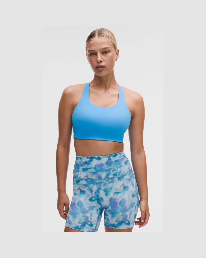 LULULEMON Energy BH mit starkem Halt für Frauen – Größe in Ocean Wave Ocean