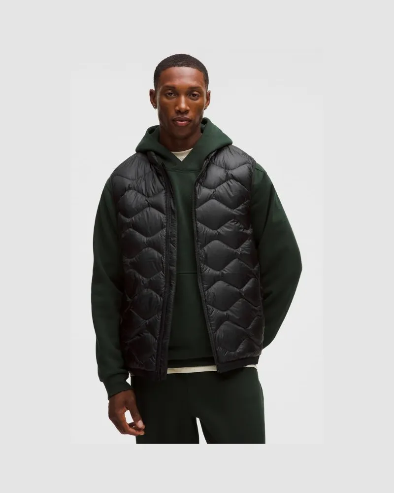 LULULEMON Men's Featherweight 900-Down-Fill Quilted Vest – Größe in Black Black