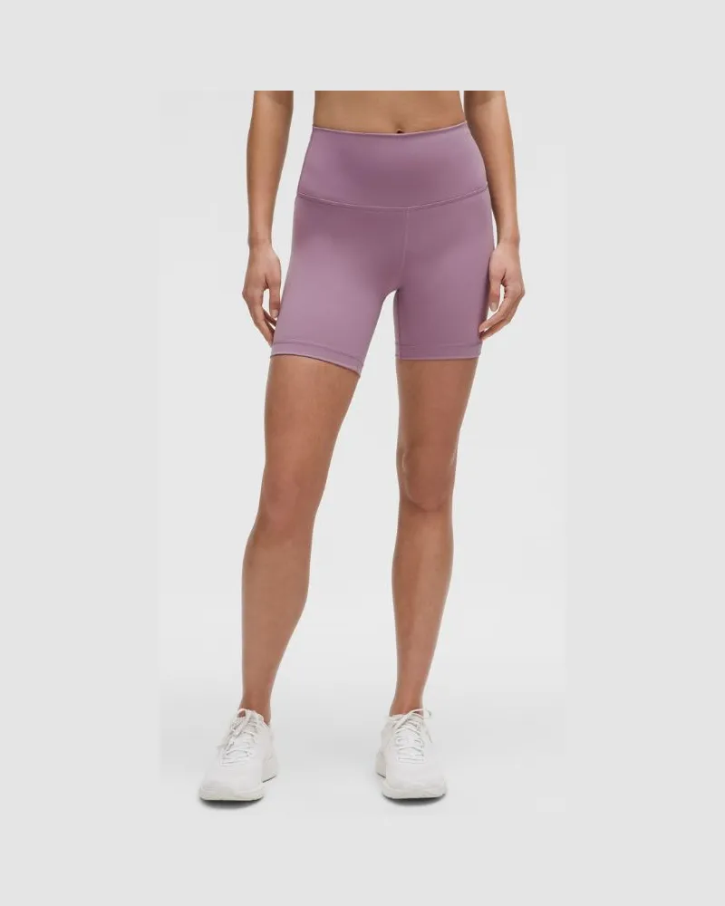 LULULEMON Wunder Train Shorts mit hohem Bund für Frauen – 15 cm – Größe in Lavender Lux Lavender