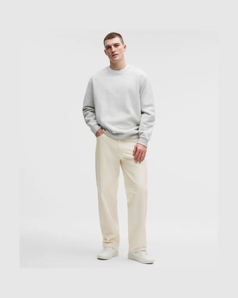 LULULEMON EasyFive Loose-Straight Pant 30L für Männer – Größe in Light Ivory Light