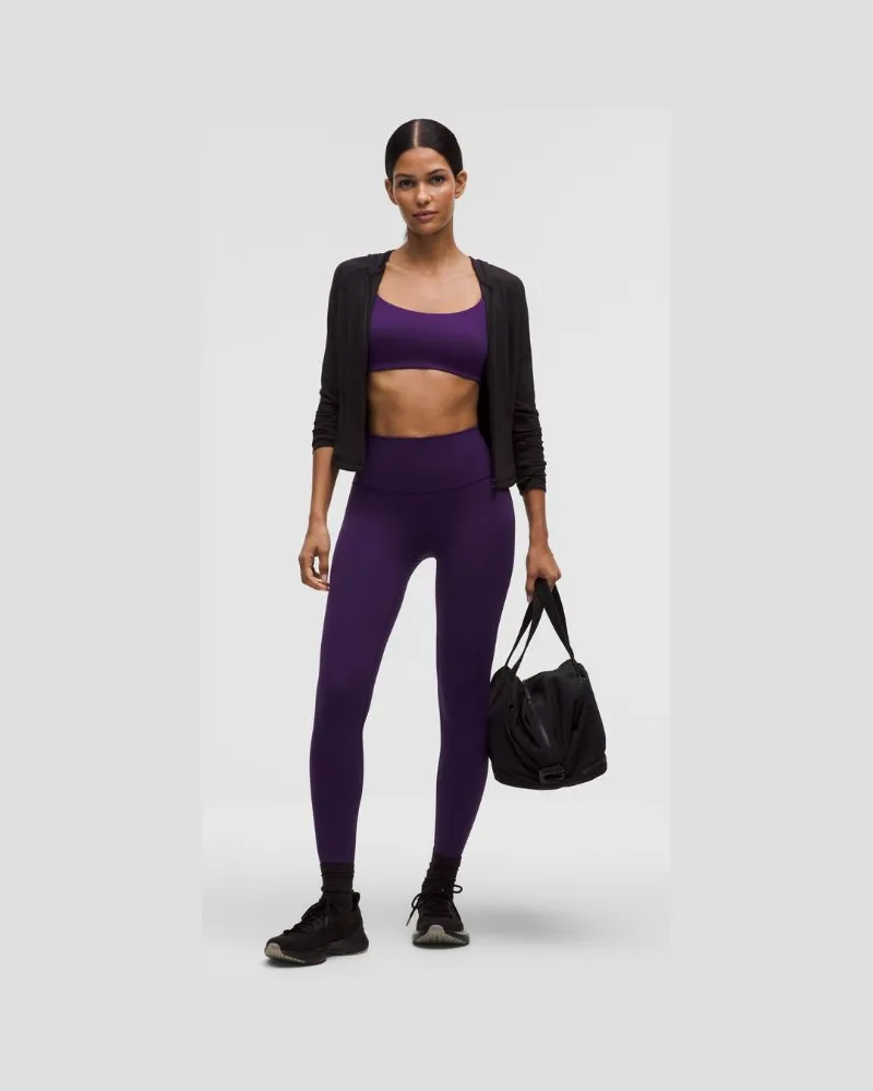 LULULEMON Wunder Train Leggings mit hohem Bund für Frauen – 71 cm – Größe in Dark Court Purple Dark
