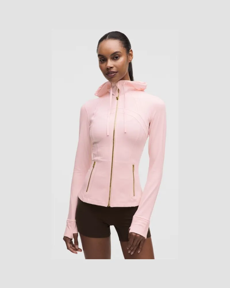 LULULEMON Define Jacke mit Kapuze Nulu für Frauen – Gold – Größe Pink