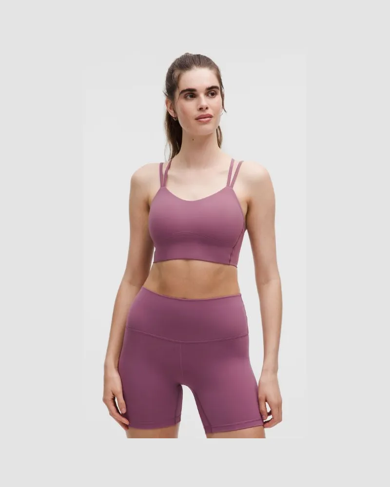 LULULEMON Like a Cloud Longline-BH Leichter Halt B/C Cups für Frauen – Größe in Mystic Mystic