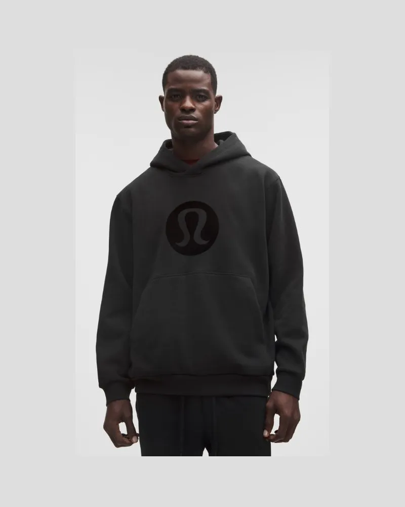 LULULEMON Men's Steady State Pullover Hoodie Logo – Größe in Black Black