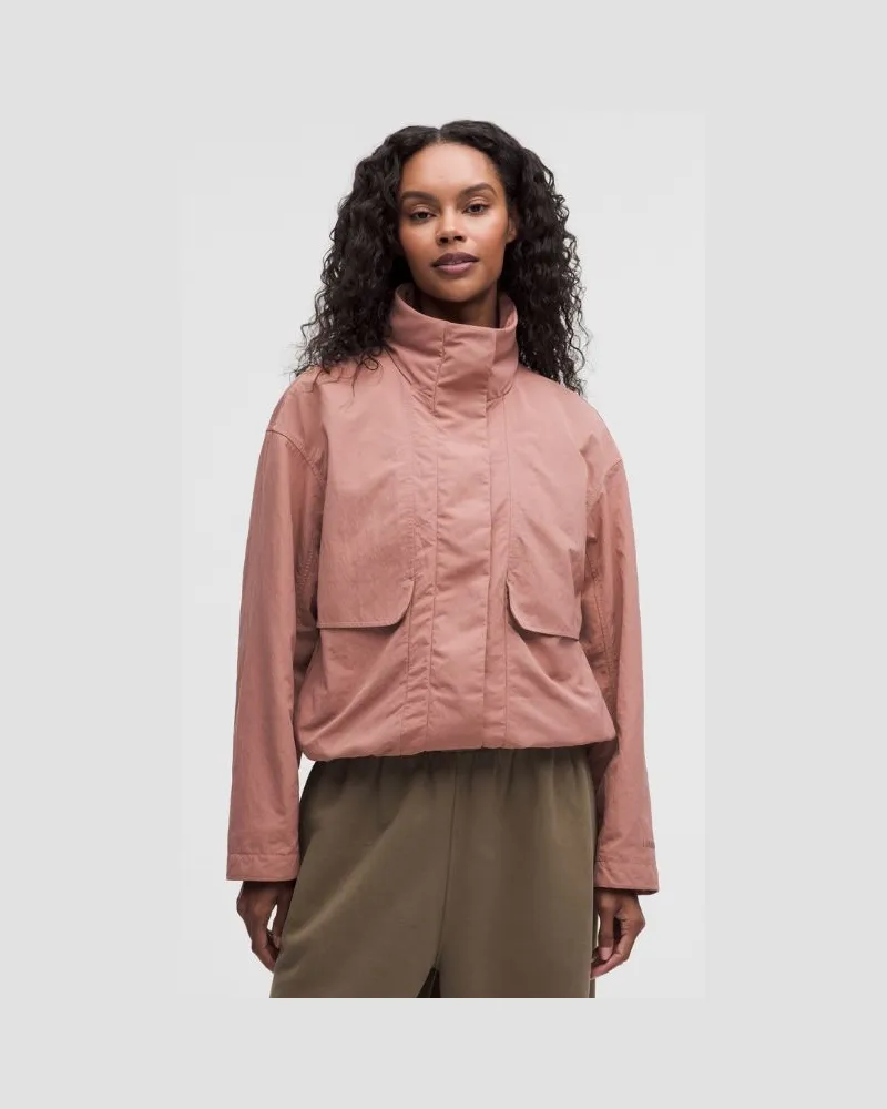 LULULEMON Always Effortless-Jacke Evolve für Frauen – Größe in Toasted Pink Toasted