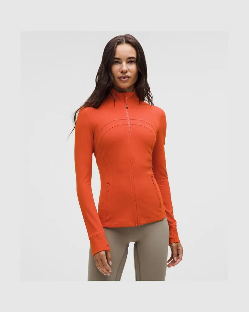 LULULEMON Define Jacke Nulu für Frauen – Orange – Größe Sunburst