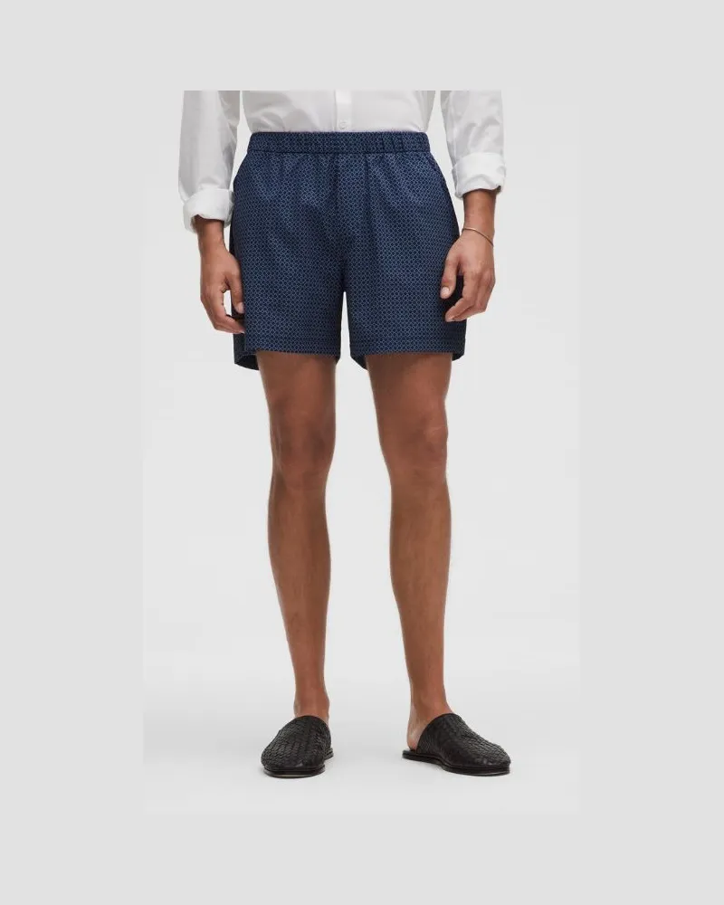 LULULEMON ABC Pull-on-Shorts aus für Männer – 13 cm – Größe in Dotted Link Starch Blue Club Blue Dotted