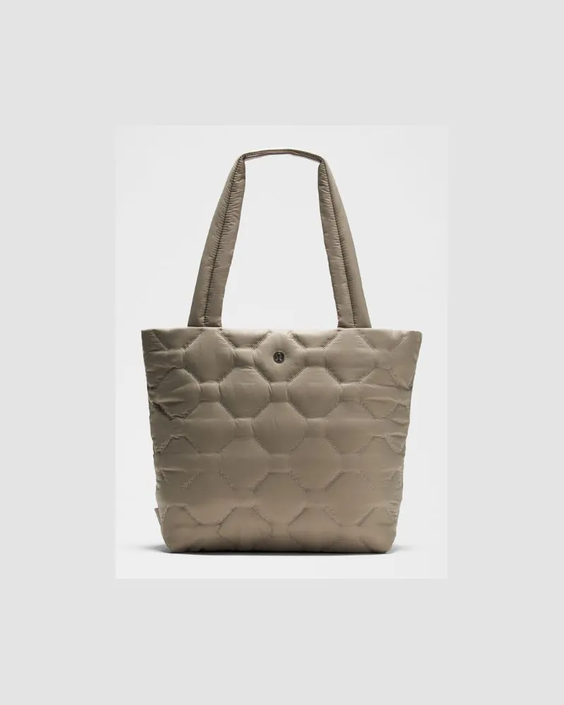 LULULEMON Quilty Pleasures Tote-Bag Medium 12 L – Khaki – Größe Warm