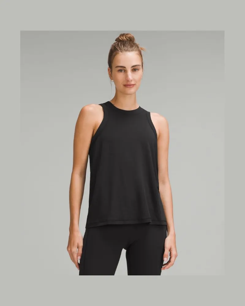LULULEMON Trainings-Tanktop aus Jersey für Frauen – Größe in Black Black