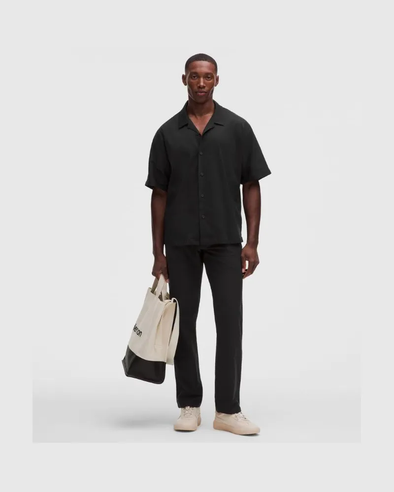 LULULEMON EasyFive Hose im Classic Fit mit geradem Bein Leichtes Tragegefühl für Männer – 76 cm – Größe in Schwarz Schwarz