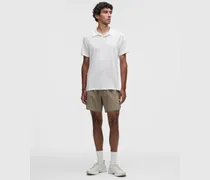 Tennisshorts mit leichten Mesheinsätzen für Männer – 18 cm – Größe in Cypress Forest/Downtown Tan