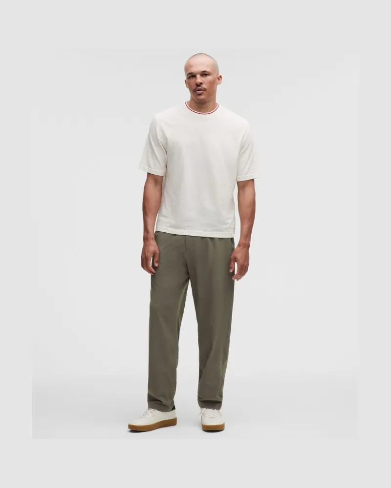 LULULEMON Zero Tucks -Hose im Relaxed Fit Normale Länge für Männer – Größe in Army Green Army