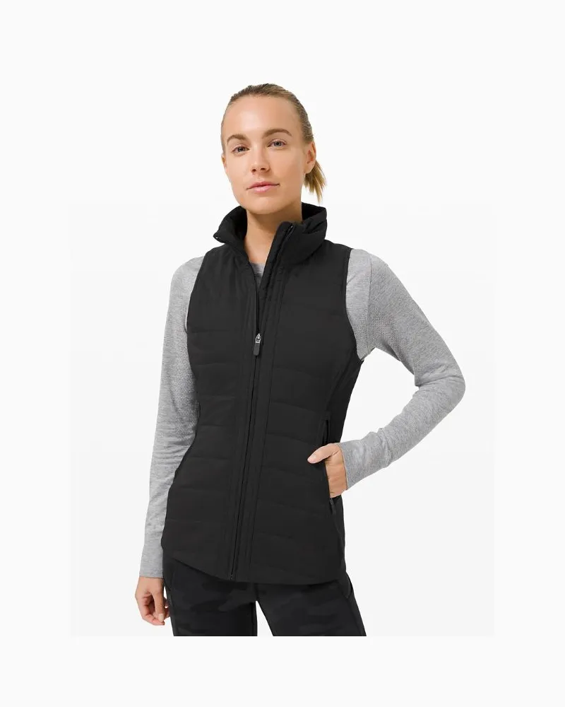 LULULEMON Another Mile Weste Kapuze für Frauen – Größe in Black Black