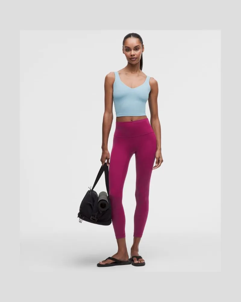 LULULEMON Align No Line Hose mit hohem Bund für Frauen – 64 cm – Größe in Raspberry Rave Raspberry